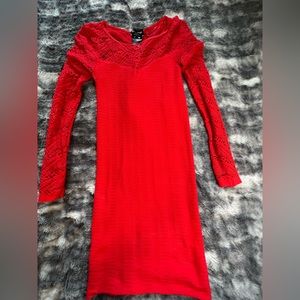 Bebe red small dress